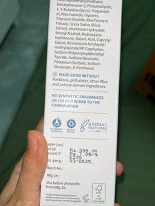 Niacinamide Hybrid Sunscreen