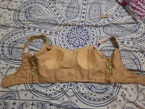 Golden Designer Blouse