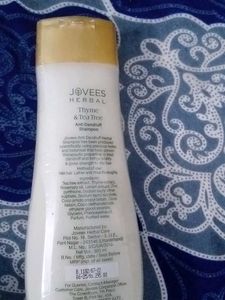 New Seal Pack Jovees Thyme Tea Tree Shampoo 300 Ml
