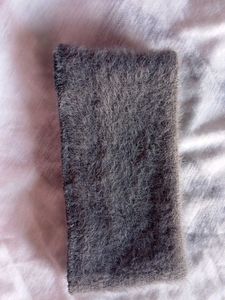 Fluffy Gray Headband bandana