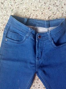 Blue Jeans With Bohemian Flare