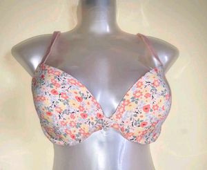 Floral Print Bra 32 D