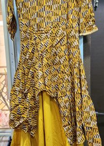 Multi-layered Kurti- Yellow