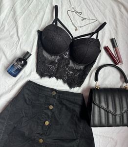 Black Lacey Corset