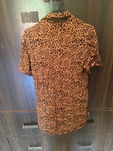 Leather Buttoned Dress