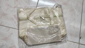 Gold And Cream Handbag