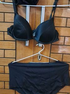 Combo  Of  Bodysuit  Bra N Panty Imported Fabric