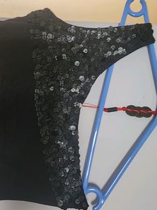 Unused Black Party Top