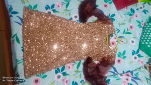 Sequence  Dress And Plazzo with Duptta