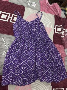 Purple Print Sundress
