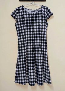 Black & White Checkered Dress