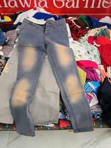 Embroidered Denim Jeans