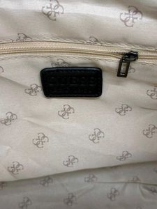 Guess White Tote Bag