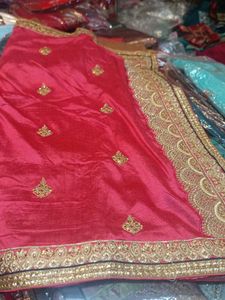Elegant Red Saree