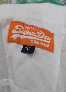 superdry White Casual Shirt