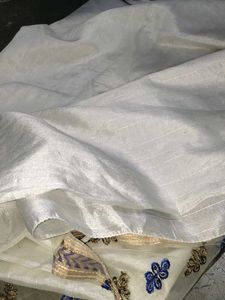 Off White Saree