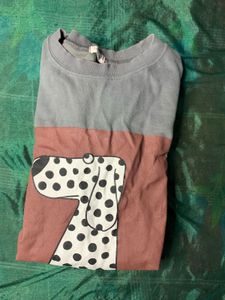 Dog Graphic Print Sweatshirt Used Only 2 Times