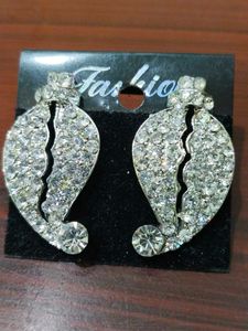 Vintage Rhinestone Fashion Earrings