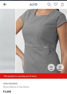 Van Heusen formal A line Grey dress