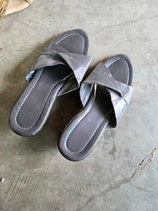 Sleek Grey Flats