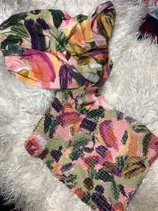 Colorful Patterned crop Top