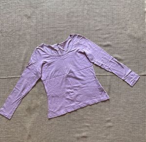 Lilac Long Sleeve Top