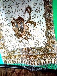 Brown Patterned Shawl