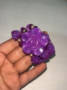 Purple Flower Bracelet