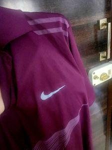 Nike Purple Graphic Polo Shirt