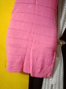 Pink Bodycon Mini Dress