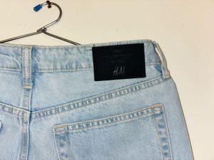 H&amp;M Light Blue Ultra Wide Jeans