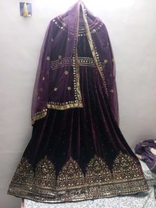 New Valvet Gown For Sale