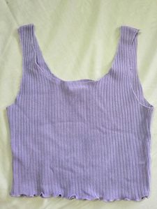 Cute Cherry Embroidered Tank Top