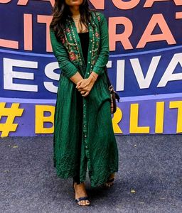 Ritu Kumar Embroidered maxi jacket Dress