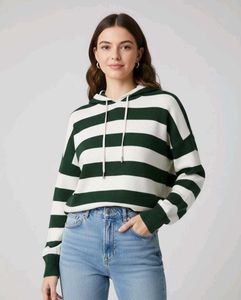 Striped Women's Hoodie