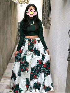 Floral Lehnga ✨🤎