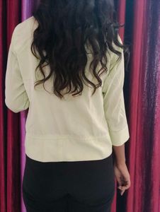 Mint Green Zippered Jacket