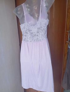Lace Trim Slip Dress
