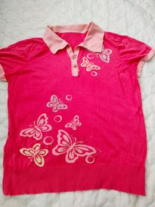 Polo Collar Top