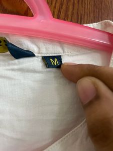 Aavaasa White Cotton Kurta