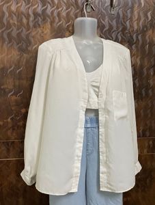 Asos White Formal Top Shirt