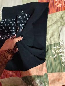 Elegant Black Saree