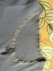 Ribbed Knit Crop Top