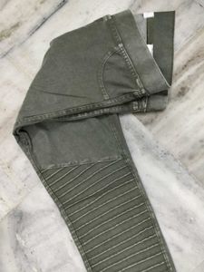 Khaki Coloured Jeggings