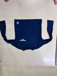 Blue Long Sleeve Top
