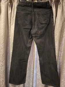 Black Straight Fit Jeans