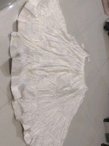 White Skirt with full flaire