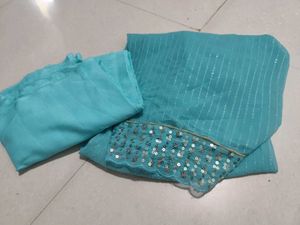 Sequin Work Suit Dress Material