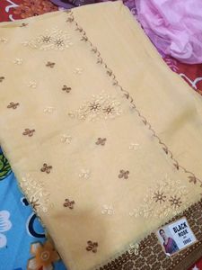Elegant Embroidered Saree