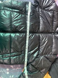 John Players Glossy Black Puffer Jacket